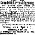 1896-03-26 Kl Zwangsversteigerung Bauer